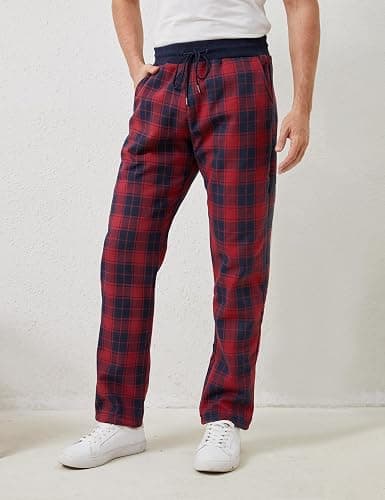 Gihuo Men's Winter Fleece Pants Sherpa Lined Sweatpants Active Running Jogger Pants thumbnail 2