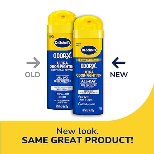 Dr. Scholl’s Odor-X ODOR-FIGHTING Spray-Powder // All-Day Odor Protection and Sweat Absorption - Packaging May Vary thumbnail 3
