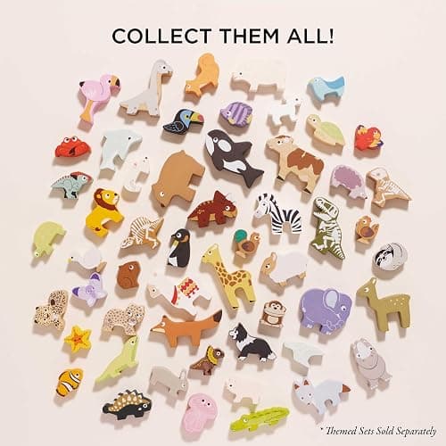 Le Toy Van Under the Sea Ocean Animals Stacking Toy and Bag | Sustainable Wooden Balancing Toy, Sea Animal Characters for Toddlers, Suitable for 18 Months and Up thumbnail 7