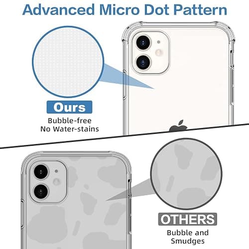 New&Teck Coque pour iPhone 11 (6.1) + [Verre Trempé Protection écran], en Transparent Silicone TPU Souple [Bumper avec Coins Renforcés], Protection Claire. thumbnail 4