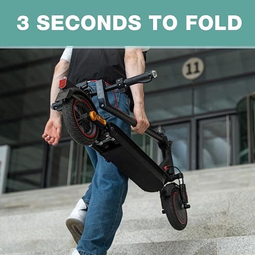 EVERCROSS EV85F Monopattino Elettrico Adulto, 8,5'' Scooter Elettrico Pieghevole - APP, Motore da 350W, Batteria da 7,8AH, Peso di 15KG, Carico Massimo 120KG, Doppio Freno, Doppio Ammortizzatore thumbnail 6