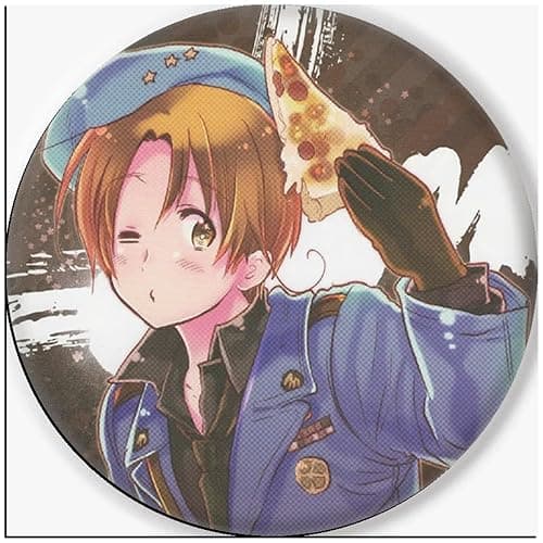 GO2COSY Set of 8 Anime Axis Powers Hetalia Lapel Pin Brooch Button Pins Badges thumbnail 3