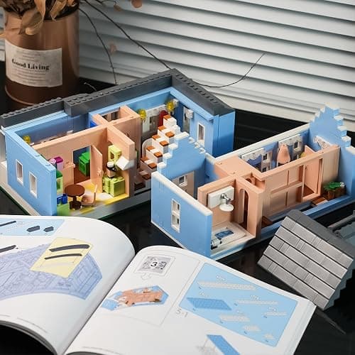 Gilmore House Building Set for Girls, Cozy Architecture Model Kit | Stars Hollow Luke’s, Meaningful Mother Daughter Gifts for Women, Teen Girls and Fans 1559 Pcs thumbnail 8