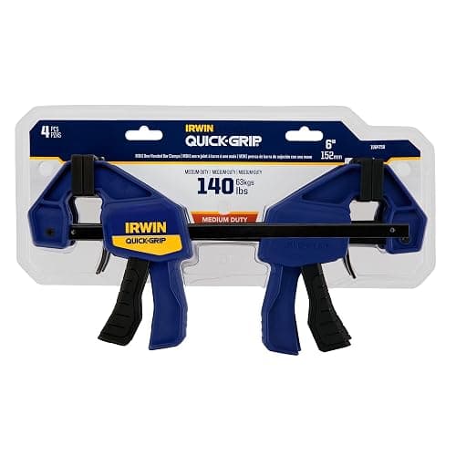 IRWIN QUICK-GRIP 1964758 One-Handed Mini Bar Clamp 4 Pack, 6" thumbnail 7