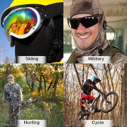XY3545HS Camo Balaclava Face Mask for Man and Women-Hunting，Skiing，Motorcycle Windproof，UV Protection&Military Training thumbnail 4