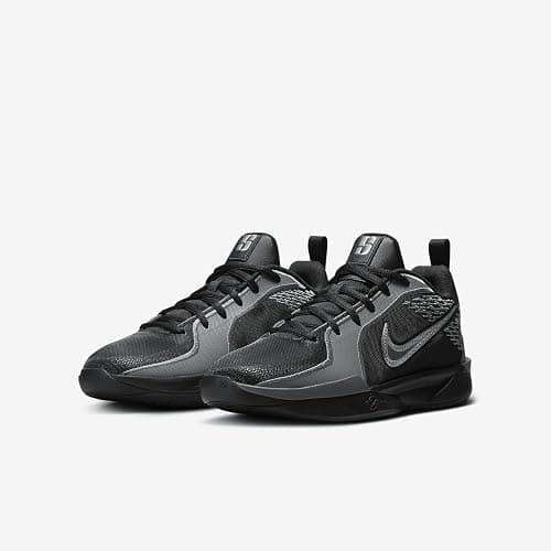 Sabrina 2 "Court Vision Big Kids' Basketball Shoes (FQ7376-001, Black/Smoke Grey/Opti Yellow) Size 5.5 thumbnail 5