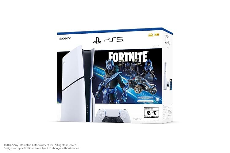 PlayStation PS5 Console - Fortnite Cobalt Star Disc Edition thumbnail 4