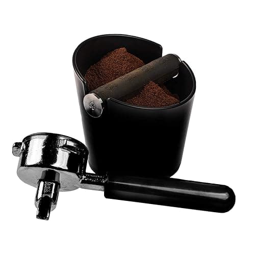 HOMEE Coffee Knock Box, 4.8in Barista Style Espresso Grounds Knock Box with Removable Heavy-Duty Knock Bar and Shock-Absorbent Durable and Non-Slip Base for Espresso Maker Accessories thumbnail 7