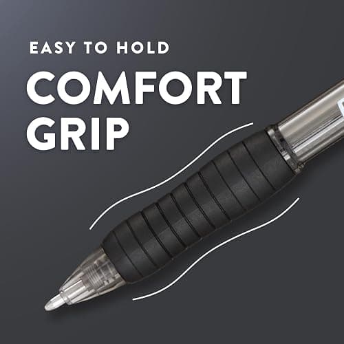 Paper Mate Profile Retractable Ballpoint Pens, Bold Point (1.4mm), Black Ink, 12 Count - Writing, Journaling, Office Supplies thumbnail 3