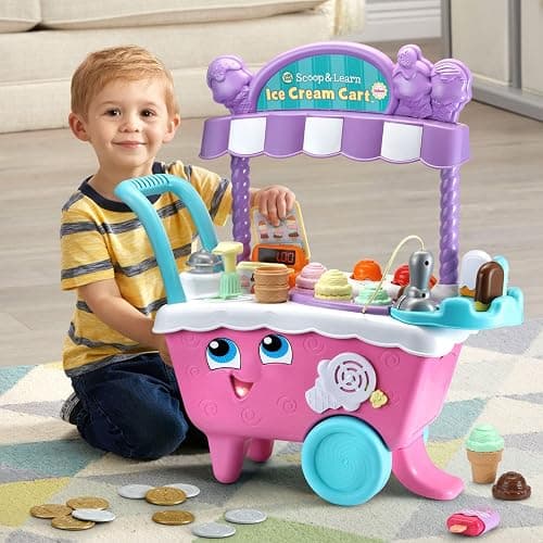 LeapFrog Scoop and Learn Ice Cream Cart Deluxe (Frustration Free Packaging), Pink thumbnail 7