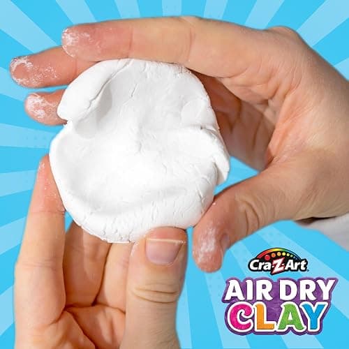 Cra-Z-Art Air Dry Clay - 5lb Bucket Natural White Modeling Clay, Perfect for Sculpting, School Projects, Bulk Class Supplies for Teachers, Day Cares, Camps, Essential for School thumbnail 3