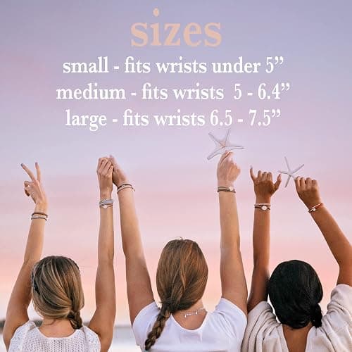 K'lani Climb Hair Tie Bracelets - Elastic Ponytail Holder - Medium | Doubles as stylish jewelry; strong-hold ponytail holder; gift for birthdays, Mother's Day & graduation; set of 5 thumbnail 4