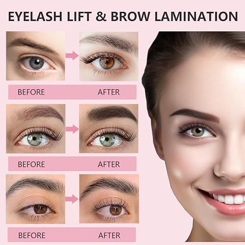 2025 Updated Lash Lift Kit Eyelash Perm Kit, Professional Eyelash Curling Set, Glue Upgraded Version Eyelash perming kit, Lash lift Curling Perming Wave Suitable for Salon at Home thumbnail 3