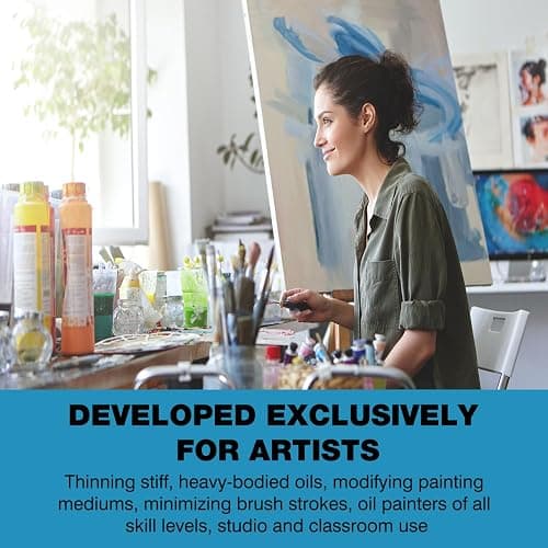 Odorless Paint Thinner for Oil Painting - Oil Painting Thinner - Artist Paint Thinner - for Thinning Oils, Artists - 3.4oz thumbnail 7
