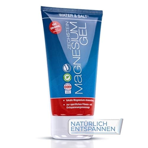 Water & Salt® 150ml Magnesium Gel [DERMATOLOGISCH GETESTET] - Magnesium Salbe hochdosiert - Zertifiziertes & reines Naturprodukt - Magnesium Lotion - für Sport & Muskelentspannung - Image 1
