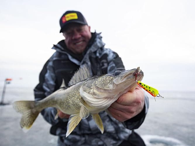 Northland Tackle Ice Fishing Thumper Spoon, Stamped Brass Flutter Spoon Ice Fishing Lure for Walleye, Crappie, & More, 10 Colors, 1/16 Oz, 1/8 Oz, 3/16 Oz, ¼ Oz Lure Sizes thumbnail 3