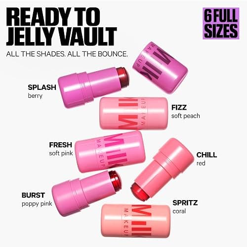 Milk Makeup Cooling Water Jelly Tint – Long-Lasting Sheer Lip + Cheek Stain with Firming Vegan Collagen + Hydrating Aloe – Transfer Proof, Buildable Lip Tint + Blush thumbnail 2