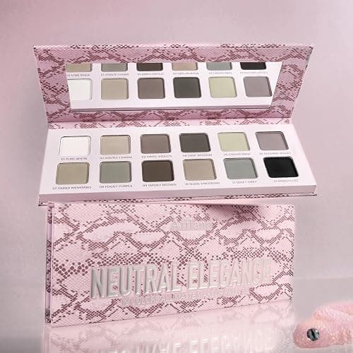 oygcee Matte Eyeshadow Palette, All Matte Cool-Toned Eye Shadows Pallet-Natural Soft Eye Makeup Compact Ultra-Pigmented Blendable Long Lasting Silkly Cream Texture Neutral Eyeshadow for Older Women thumbnail 9