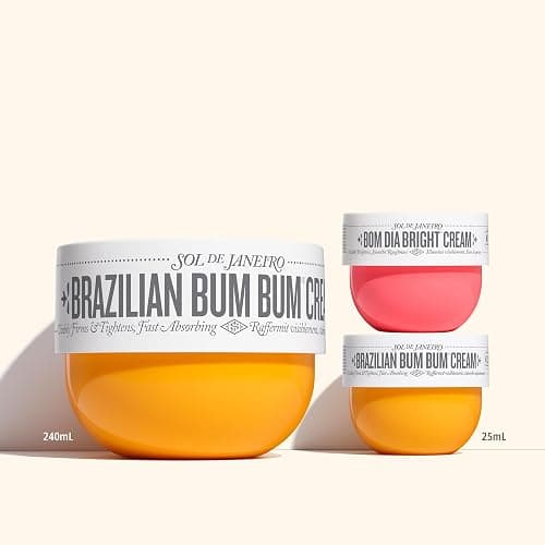 Sol de Janeiro Mini Body Cream Duo Brazilian Bum Bum & Bom Dia Bright Cream | Trial Set, Travel Size, Beauty Minis, 2 Piece Set 25 mL, $24 Value thumbnail 4