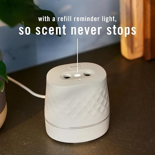Febreze Plug Scent Booster in White, Continuous Scent Device Oil Diffuser, Compatible with Febreze Air Freshener Plug in Refills, Giftable for Holidays thumbnail 10