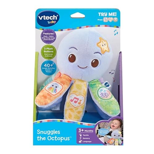 VTech Baby Snuggles The Octopus Musical Plush Toy thumbnail 7