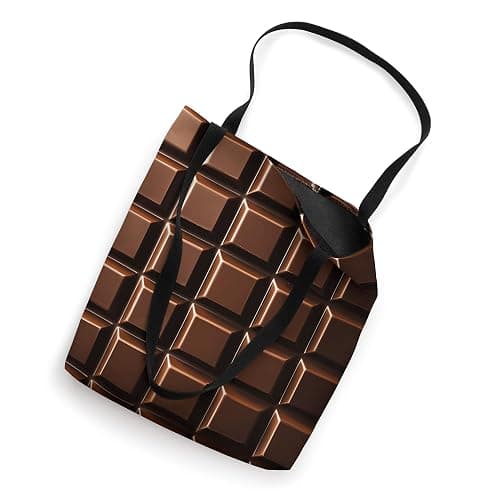 Chocolate Bar Funny Snack Realistic Food Dessert Lovers Tote Bag thumbnail 2