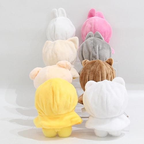 RHEETADA 8 PCS Skzoo Keychains 4 Inches SKZ Plush Keychains SKZ Set Key Handbag Pendants thumbnail 8