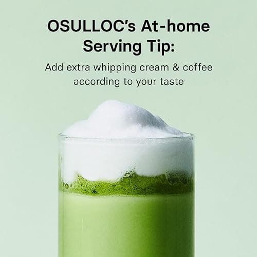 OSULLOC Jeju Matcha Milk Tea (7oz X 10 Packets), Easy on-the-go Stick type Powder Blended tea, Deep flavored matcha & creamy milk thumbnail 7