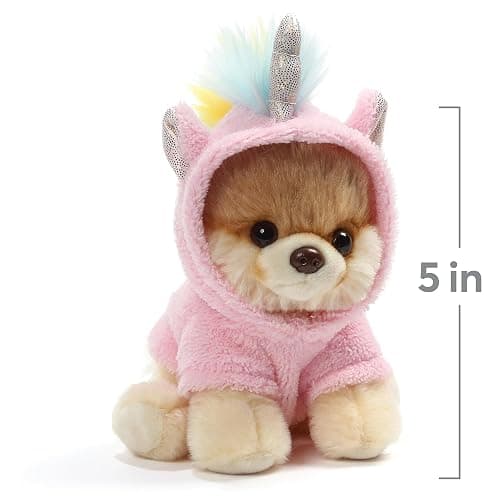 GUND World’s Cutest Dog Boo Itty Bitty Boo Unicorn Stuffed Animal Plush, 5" - Unicorn 5" thumbnail 3