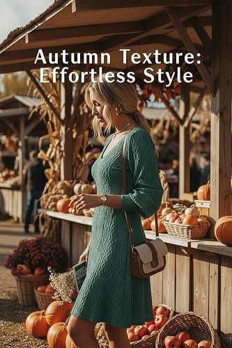 Dokotoo Winter Dresses for Women Trendy V Neck Knit A Line Long Sleeve Dress Sweater Dress thumbnail 6