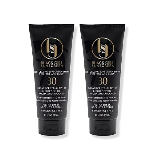 Black Girl Sunscreen Original SPF 30 Face & Body Sunscreen 3 Oz 2-Pack | Two moisturizing SPF 30 face and body sunscreens that blend seamlessly with no white cast. - Image 1