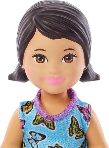Barbie Skipper Babysitters, Inc. Playset with Brunette Doll in Butterfly Dress, Potty & Bathroom-Themed Accessories thumbnail 3