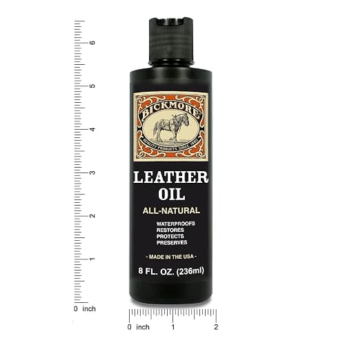 Bickmore Leather Oil Leather Conditioner 8oz | Waterproofs, Protects, and Restores Boots, Jackets, Auto, Furniture, and All Leather Goods | Made in The USA thumbnail 3
