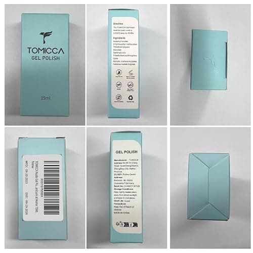TOMICCA Gel Nail Polish Translucent Jelly Soak-Off Polish for Home French Manicure 15ML, Pink, White thumbnail 7