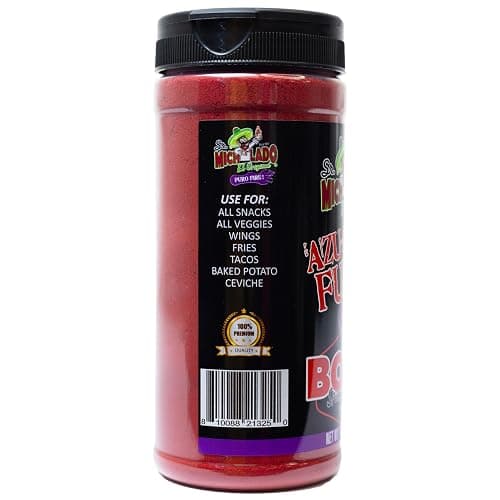 Azu-Mecha Furia BOLD Spice & Spicy - Sr. Michelado - Snack Seasoning - Powder for snacks, veggies, chips, carne seca, chicken, ceviche, fries, etc. thumbnail 3