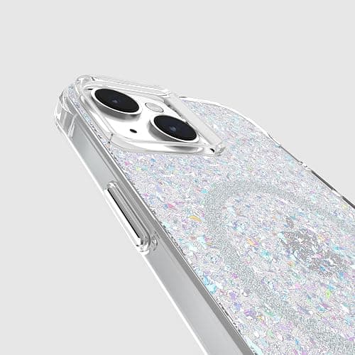 Case-Mate iPhone 15 Case - Twinkle Disco [12ft Drop Protection] [Compatible with MagSafe] Magnetic Cover with Cute Bling Sparkle for iPhone 15 6.1", Anti-Scratch, Shock Absorbent Material, Slim thumbnail 5
