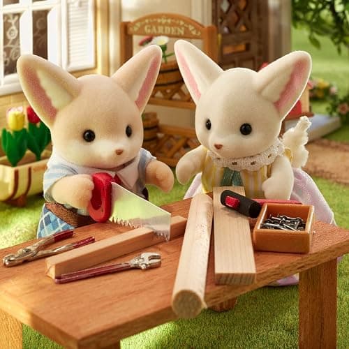 Calico Critters Fennec Fox Family, Set of 4 Collectible Doll Figures thumbnail 3