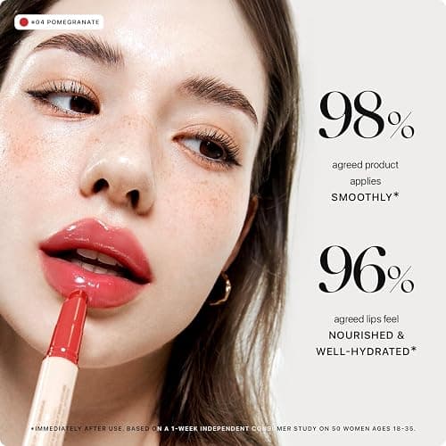Nature Republic HONEY MELTING LIP (04 POMEGRANATE) SOFT LIP STICK, Hydrating Gloss, Moisturizing balms, Sheer tint, Shine & Glowy Finish, korean make up - 04 POMEGRANATE thumbnail 2