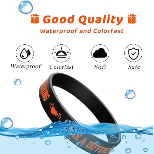 ZIQON 12 Pcs Inspirational Rubber Bracelet Motivational Quote Silicone Bracelets Colored Inspirational Wristbands Stretch Unisex Wristbands for Women Men Teen Gifts thumbnail 5