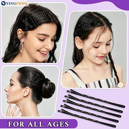 330 Pcs 2.2 Inch Black Bobby Pins, Set of Hairpins with Box, Premium Hair Pins for Kids, Girls and Women, Great for All Hair Types thumbnail 6