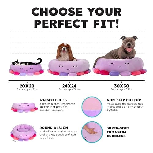 Squishmallows Original 24-Inch Tatiana The Dragon Pet Bed - Medium-Sized Ultrasoft Official Plush Pet Bed for Dogs and Cats thumbnail 5