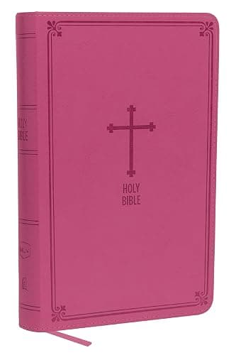NKJV, Deluxe Gift Bible, Leathersoft, Pink, Red Letter, Comfort Print: Holy Bible, New King James Version - Image 1