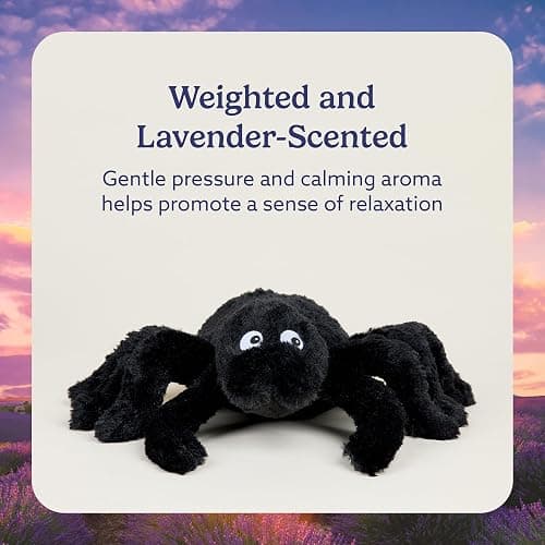 warmies Microwavable & Weighted Stuffed Animals, Spider - Heated Stuffed Animal Plushie for Warmth & Comfort - Cute Soft Plush Toys for Adults & Children (Boys, Girls, Babies & Toddlers) thumbnail 3