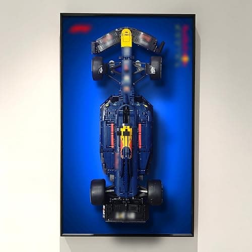 WETCEAOM Display Wallboard for Lego Technic Oracle Red Bull Racing RB20 F1 Car 42206, Compatible with Lego F1 Car, Designed for Lego Car Wall Mount Lovers, Size:19.7X 31.5in (Model not Included!) - Image 1