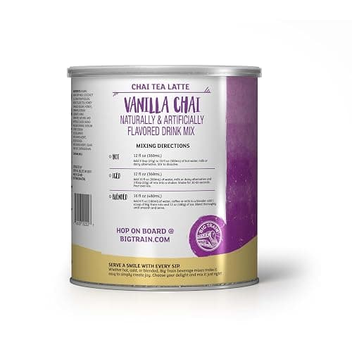 Big Train Vanilla Chai Tea Latte Beverage Mix, 1.9 Pound (Pack of 1) thumbnail 10