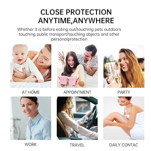 New 5 Pcs Moisturizing Hand Sanitizer Spray,Portable Power Mist Hydrating Travel Size,Skin Moisturizer Tightens(5 Scents,6.5 Fl Oz) thumbnail 2