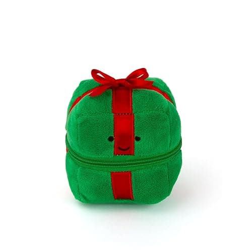 Plushland Zip Up Christmas Capybara Plush Box - Green Xmas Gift Set, Stuffed Animal Toy for Family, Festive Present for Capybara Lovers 6 Inch thumbnail 6