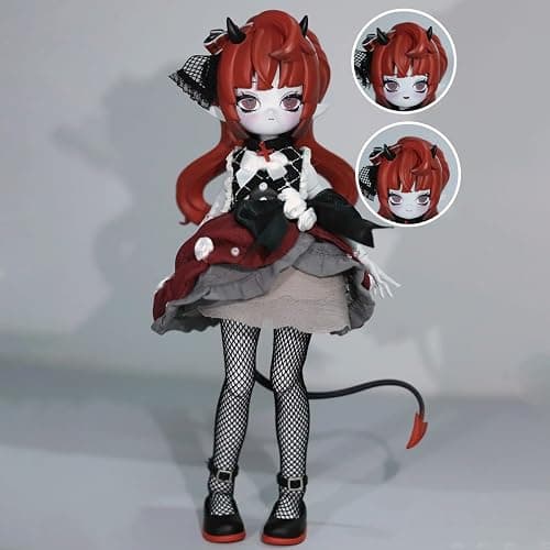 BEEMAI Cooze Devil Horns Series Single Box (Contains 1 Figure), 1/8 BJD Blind Box Cute Figures Collectibles Birthday Gift thumbnail 6