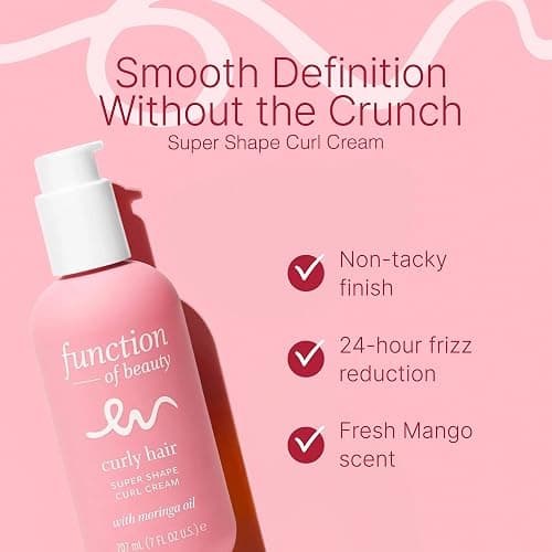 Function of Beauty Curl Cream for Curly Hair - Curling Cream, 1-Pack | Anti-Frizz Hair Styling & Defining Moisturizer for Frizzy & Dry Hair - Hair Cream for Shiny, Defined Curls - Curly Hair Care thumbnail 2
