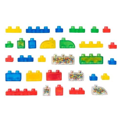 Jelly Blox Stash 'N Stack 2-in-1 Storage Case, 30 Blocks Toddler/Preschool | Building Blocks Kids Can Squeeze & Stretch | MESH ACCREDITED | Safety Tested & Ouch-Free | Sensory Play Toy Ages 2+ thumbnail 4